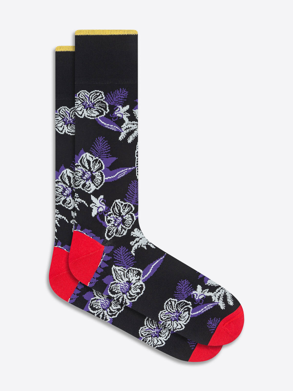 Floral Mid-Calf Socks