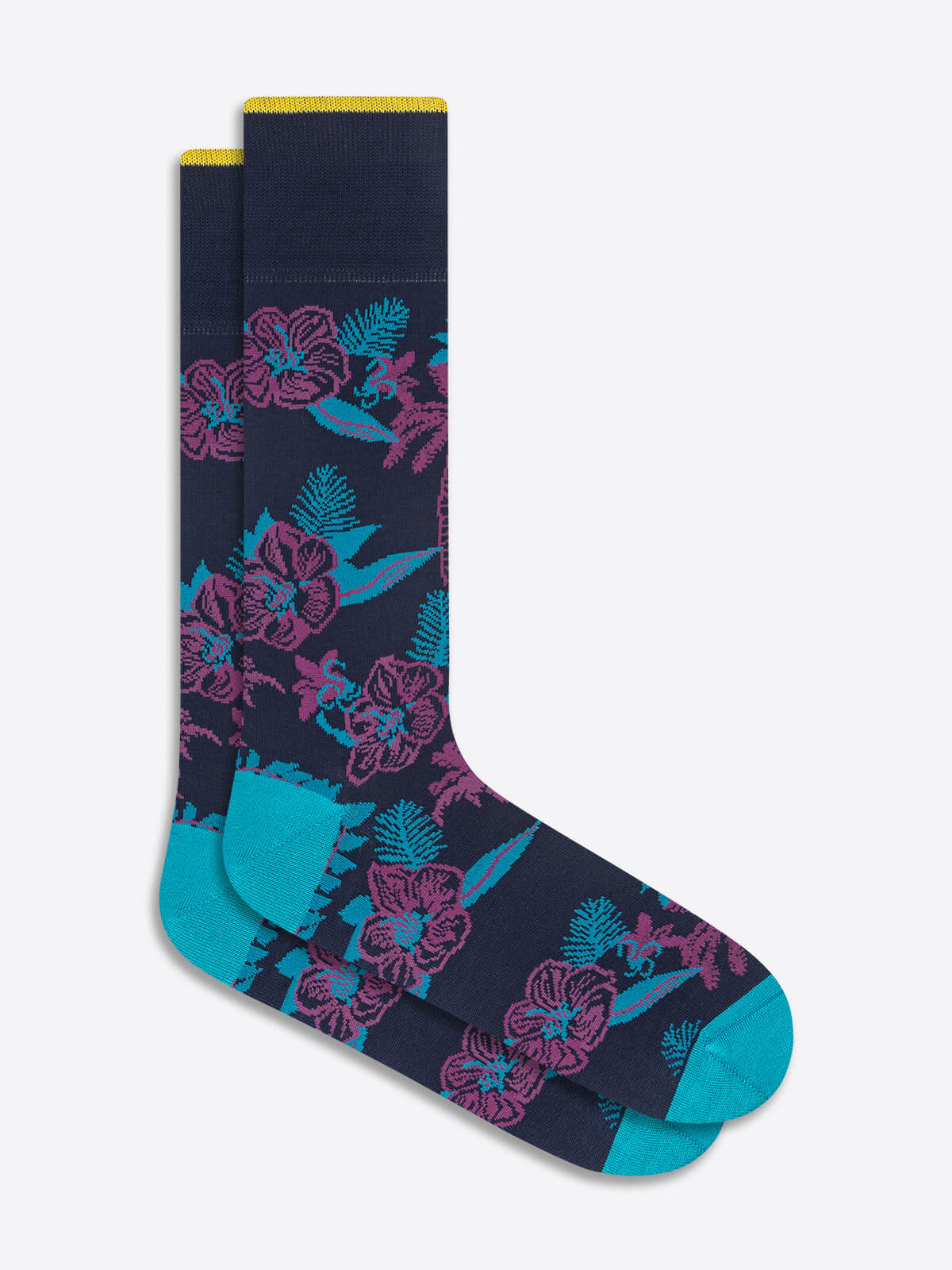 Floral Mid-Calf Socks