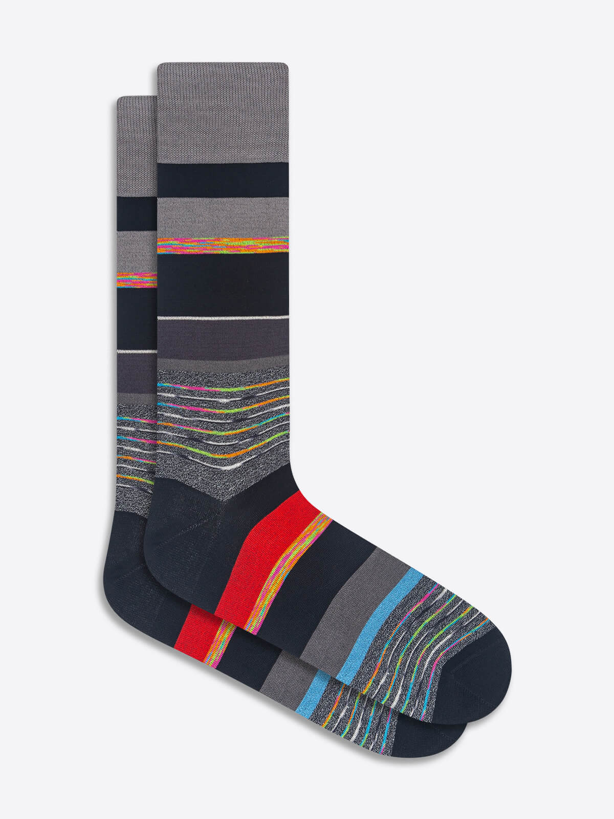 Striped Mid-Calf Socks