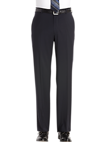 Haggar Men's Premium Comfort Black 4-Way Stretch Slim Fit Dress Pants - Size: 30W x 30L