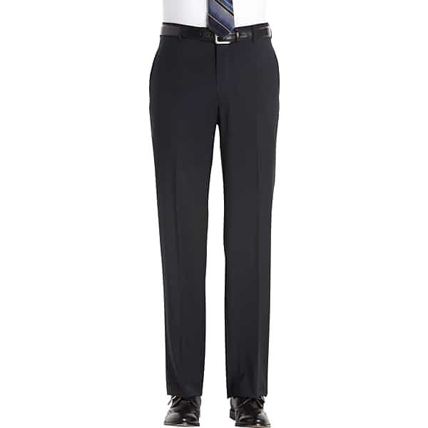 Calvin Klein X-Fit Blue Windowpane Slim Fit Men's Suit Separates Vest - Size: XXL