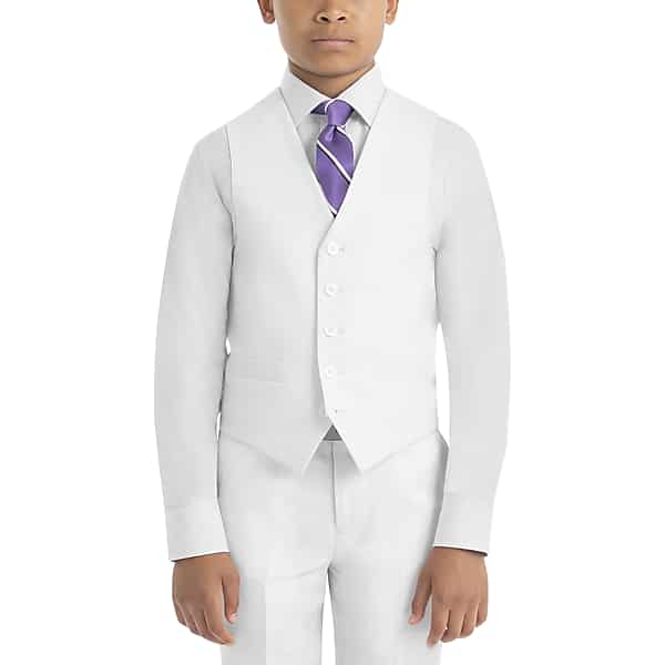 Lauren By Ralph Lauren Men's Boys (Sizes 4-7) Suit Separates Vest White - Size: Boys 4