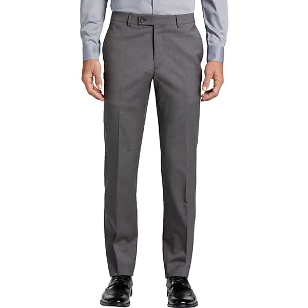Awearness Kenneth Cole Men's AWEAR-TECH Slim Fit Suit Separates Pants Dove Gray - Size: 36