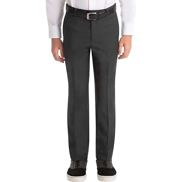 Lauren By Ralph Lauren Classic Fit Men's Suit Navy Windowpane - Size: 46 Long