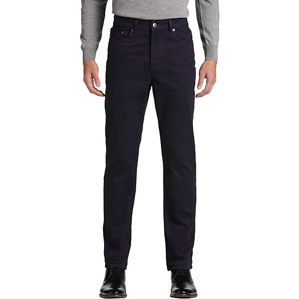 Joseph Abboud Men's Modern Fit Luxe Power Stretch Twill Pants Navy - Size: 38W x 32L