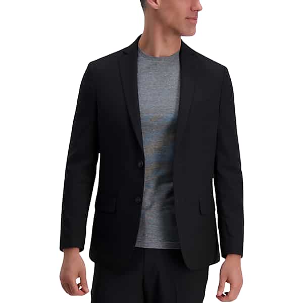 Haggar Men's Slim Fit Suit Separates Coat Charcoal Gray - Size: 38 Regular