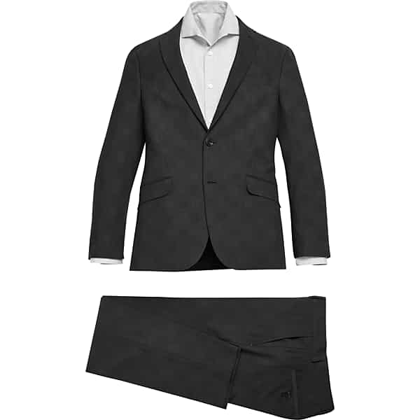 Calvin Klein X-Fit Slim Fit Men's Suit Separates Coat Light Gray Sharkskin - Size: 40 Short