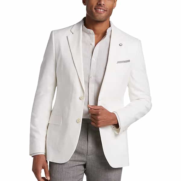 Nautica Men's Modern Fit Sport Coat White - Size: 38 Regular