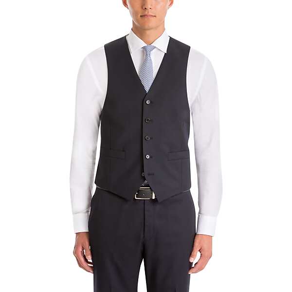 Lauren By Ralph Lauren Classic Fit Men's Suit Separates Vest Navy - Size: Medium