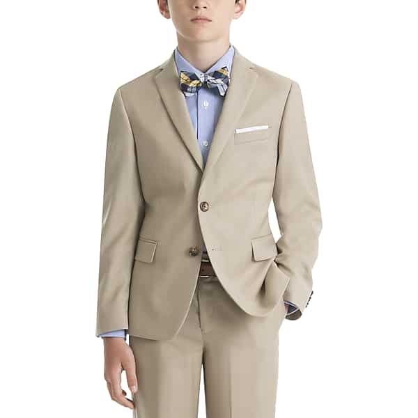 JOE Joseph Abboud Men's Linen Slim Fit Suit Separates Dress Pant Light Gray - Size: 34W x 30L