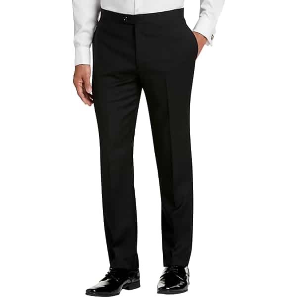 Awearness Kenneth Cole Men's Slim Fit AWEAR-TECH 5-Pocket Tech Pant Black - Size: 38W x 34L