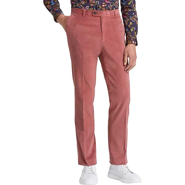 Paisley & Gray Men's Slim Fit Suit Separates Pants Winter Peach - Size: 44