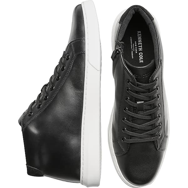 Kenneth Cole New York Men's Liam Mid-Top Sneakers Black - Size: 13 D-Width