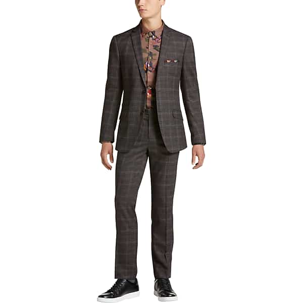 Pronto Uomo Men's Modern Fit Suit Separates Dress Pants Charcoal - Size: 48W x 32L - Only Available at Men's Wearhouse