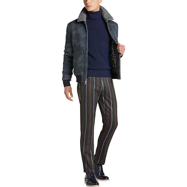 Pronto Uomo Men's Modern Fit Suit Separates Dress Pants Black - Size: 46W x 30L - Only Available at Men's Wearhouse