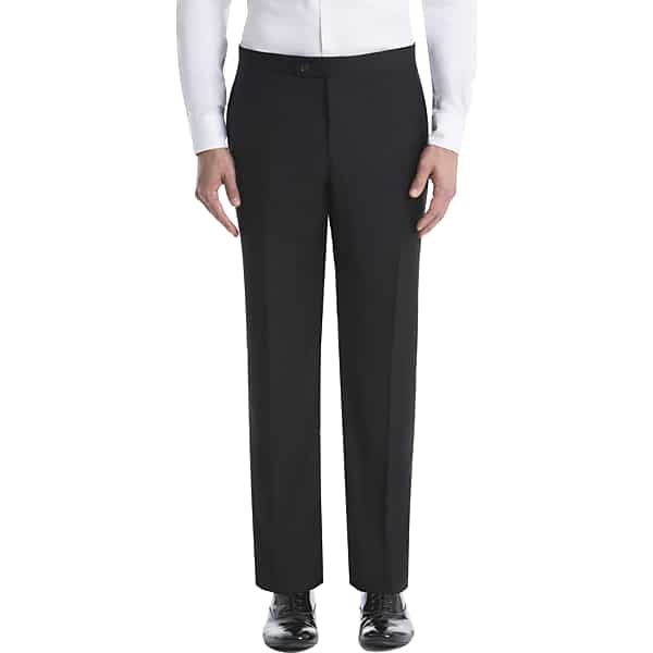 Lauren By Ralph Lauren Men's Classic Fit Suit Separates Tuxedo Pants Black - Size: 33W x 30L