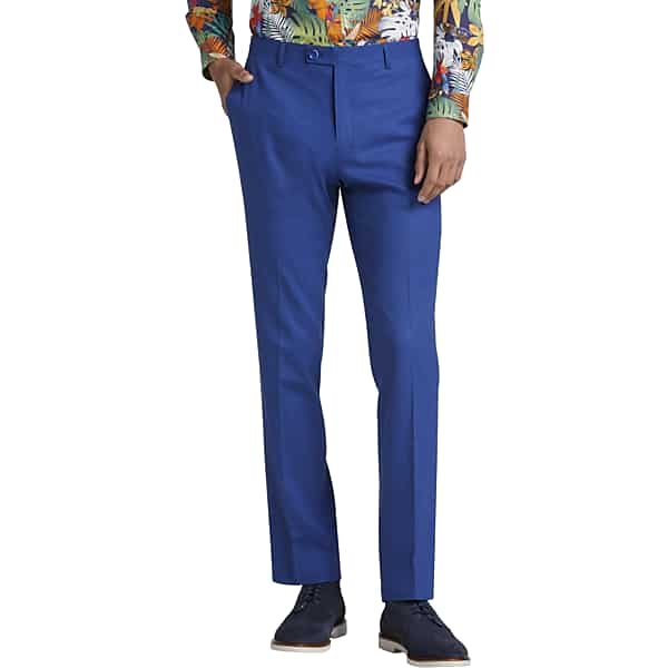 Paisley & Gray Men's Slim Fit Suit Separates Dress Pants Blue - Size: 44