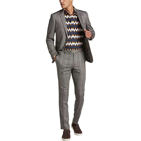 Michael Kors Men's Modern Fit Suit Separates Soft Coat Light Blue - Size: 44 Regular