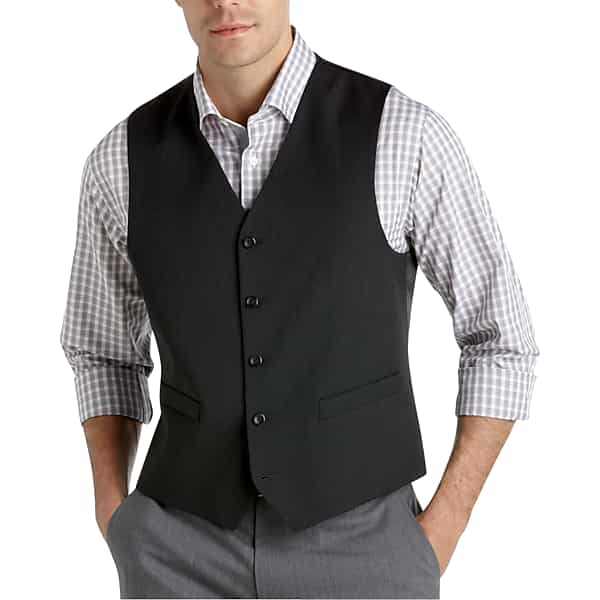 Pronto Uomo Platinum Men's Suit Separates Vest Charcoal - Size: 3XLT - Only Available at Men's Wearhouse