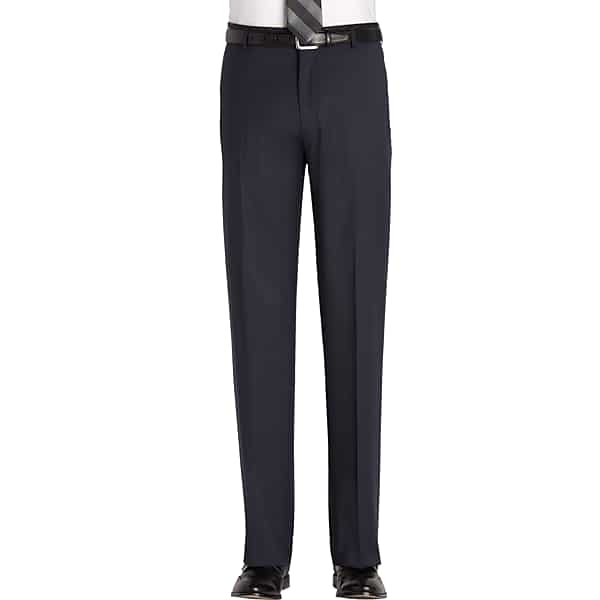 Awearness Kenneth Cole Men's Blue Modern Fit Pants - Size: 34W