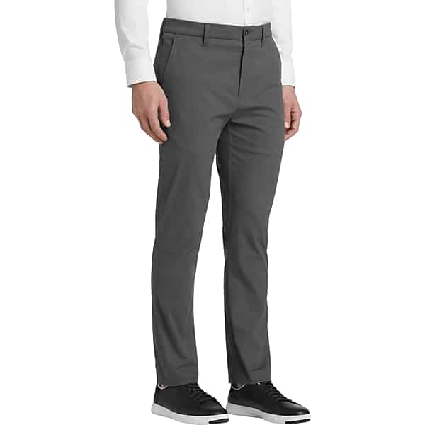 JOE Joseph Abboud Light Gray Men's Suit Separates Coat Executive - Size: 42 Regular