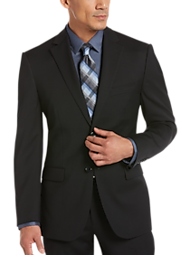 Calvin Klein X-Fit Gray Pindot Slim Fit Men's Suit Separates Coat - Size: 38 Long