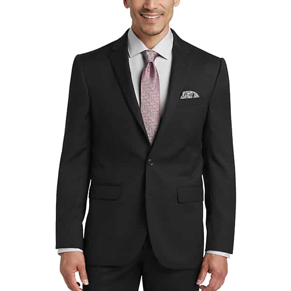 JOE Joseph Abboud Black Modern Fit Men's Suit Separates Coat - Size: 38 Short