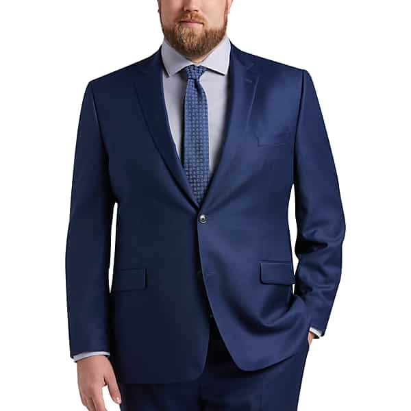 JOE Joseph Abboud Blue Men's Suit Separates Coat Executive - Size: 44 Short