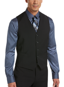 Calvin Klein X-Fit Blue Windowpane Slim Fit Men's Suit Separates Coat - Size: 38 Long