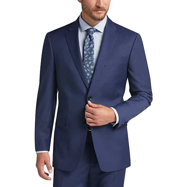 Tommy Hilfiger Blue Modern Fit Men's Suit Separates Coat - Size: 38 Long