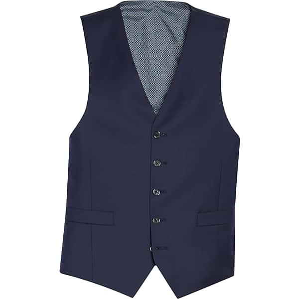 Lauren By Ralph Lauren Classic Fit Men's Suit Separates Vest Navy - Size: Small