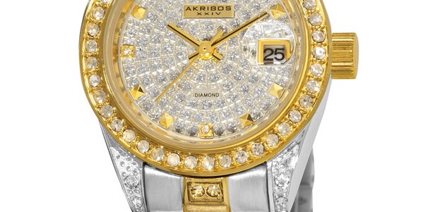 Akribos XXIV Women's Diamond Quartz Bracelet Watch